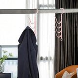 Rotating Scarf Hanger 4PCS Hooks Multi-Use Clothes Organizer Home Storage Supplies For Clothes For Laundry Room Bathroom Balcony