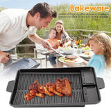 Round Frying Pans Nonstick Griddle Pan For Grill Nonstick Portable Griddle Nonstick Stove Top Grill Pan For Meats Fish Steak