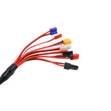 For RC Car For Rechargeable Battery-Powered Aircraft Model 8 In 1 Lipo Battery Charger Multi Charging Plug Convert Silicon Cable