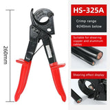 HS-325A/HS-520A Cable Shear Wire Breaker Cable Scissors Cutting Ratchet Cable Shear Tool