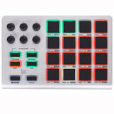 ESI Xjam USB MIDI Performance Controller Portable Ultra-thin Aluminum Drum Pad For Mac PC iPad Bitwig Studio 8-Track Cubasis LE