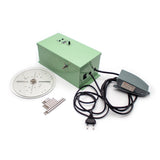 Small Handmade Electric Winding Machine Ribbon Shoelace Winder With Foot Switch 1-500RPM Speed Adjustable Wire Diameter 1-10MM