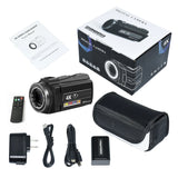 4K HD 48MP WIFI Action Digital Cameras Anti-Shake Monoculars Camcorder 16X Zoom DV Recorder Camera with Rotation Screen