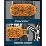 Car Anti-skid Chains Off-road SUV Pickup Trucks General Snow Mud Thick Iron Chains Tires Anti-skid Chains