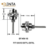 Premium K13 Labs Turbine Cartridge Air Rotor Dentistry Handpiece Rotor Fit KAVO E677L E675L High Speed Handpiece Lab Accessories