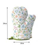 1PCS Oven Glove Insulated Baking Heat Resistant Thicken Gloves Oven Mitts Terylene Non-slip Anti-scald Glove Kitchen Accessories