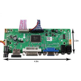 VSDISPLAY 15.6 inch G156HTN02.1 FHD 1920X1080 16:9 TFT-LCD Screen Industrial Display with VGA DVI LCD Controller Board