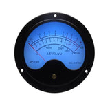 Premium Large-Size Aluminum VU Meter Dual-Color LED Backlight (Blue/Warm) for Amplifier Audio with Driver Board