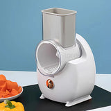 50W Automatic Vegetable Cutter 3 Blades and Detachable Design Electric Vegetable Cutter for Shredding Slicing Grating Home Use