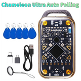 B27B Chameleon Ultra NFC Smart Chip Reader ID IC Card Decode+ 5X CUID Keychain RFID Smart Card Emulator 125K 13.56M Duplicator