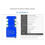 24S 72V 80A Lifepo4 Battery Protection Board Same Port With Equalization Temperature Control BMS Battery Board (80
