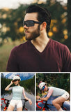 X3 Smart Sports Audio Eyewear Wireless Bluetooth Headset Cycling Eyeglasses Headphones Calls Music Fashion Polarized Sunglasses