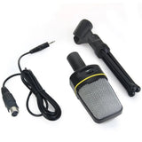 SF920 Condenser Microphone Profession 3.5mm Wired Studio Capacitive Mic With Tripod Stand for PC Computer Recording Singing Song