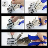 New Design Eyelet Puncher DIY Tool Watchband Strap Household Leathercraft Leather Belt Hole Punch Plier