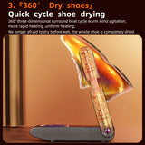 2025 Intelligent Electric Shoes Dryer Timer Adjustable Dryer Quick Drying Deodorizing Sterilizing Shoe Dryer Shoe Warmer Heater