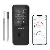 Wireless Meat Thermometer Bluetooth Magnetic IP67 Waterproof Dual Probes for Household Kitchen BBQ Cooking Grilling Thermometer