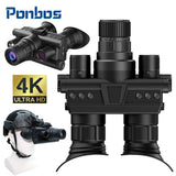 Z9157 Head Mounted Tactical Telescope Goggles Camera 4K UHD 40MP Infrared Night Vision Binoculars Camera for Hunting