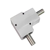 Small Right Angle Commutator Diameter 15MM Single/Double Output Shaft  90° Helical Bevel Gearbox Speed Ratio 1:1 Max Load 20KG