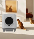Smart Litter Box Model Easy Clean for Cat Litter Cleaning