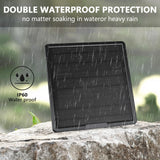 Solar Charger Kit for Cellular Trail Camera Traps, Solar Panel Powered with Type-C, USB Fast Charge, 6V, 9V, 12V, 10W, 25000mAh