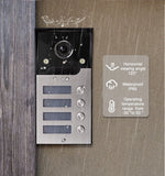 7 inch Monitors 2/3/4 Apartment/Family Video Door Phone Intercom System Wide angle Doorbell Waterproof HD Camera Access Control