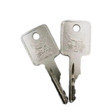 2pcs Bobcat key is applicable to S550, s185 skid steer loader, sweeper key, s331 / S160 Excavator parts
