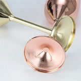 6pcs 200ml Stainless Steel Champagne Flutes Unbreakable Wine Glasses for Wedding Anniversary Birthday Parties