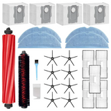 -For Roborock S7 Maxv Ultra / S7 Pro Ultra Vacuum Cleaner Main Side Brush Hepa Filter Mop Cloth Bags Replacement Parts