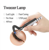 New Adjustable Hand-held Uv Lash Lamp Eyelash Extensions Uv Glue Dryer Led Light