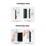 Ergonomic Gamepad Grip For Switch 2 For Joycon Split Handle Converter Magnetic Adapter Charging Grip Controller Adapter
