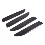 For Taycan 2019-2022 Dry Carbon Fiber Car Exterior Door Handle Cover Trim Accessories, 4PCS