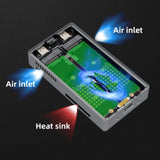 M.2 NVME SSD Case RAID Dual Bay TYPE-C USB3.2 GEN2X2 20Gbps Hard Disk Enclosure
