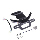 For 390/125 Duke 2024-2025 Compatible 12V Motorcycle Turn Signal LED Integrated License Plate Holder