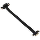 10X 90 Degree Pci-E Pci Express 1X To 1X Slot Riser Card Converter Extender Ribbon Adapter Extension Cable Pci-E X1