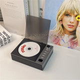 Retro CD Player Charging Model With Screen 3.5mm Audio Cable Portable Multifunctional Bluetooth Speaker 5V-2A