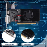 GW-GT 610 1G Ultra-Fast Graphics Card 1GB 64Bit DDR3 810/500Mhz PCI-E 1.1 X16 Desktop Small Chassis PC Gaming Graphics Card