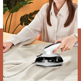 Portable Home Clothes Steamer with Mini Electric Ironing Machine Handheld Dry Steam Iron for Household & Dormitory Use US Plug
