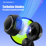 Astronaut Handheld Small Fan Comfortable Neckband Fan for Camping Hiking Fishing
