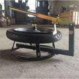 Motorcycle Split Type Circular Tire Remover Manual Portable Tire Stripping Tool Tire Stripping Machine