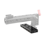 E-Easy To Use-Cheese Plate Top Plate Camera Easy Plate Baseplate With 1/4 Screw For Blackmagic Cinema Camera BMCC DSLR Camera Ca