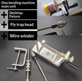 Wire Bending Machine Wire Bending Steel&Coiling Tool – Slow Pitch Jig Fly Tying Bait Making and Reel Winding All-in-One Kit