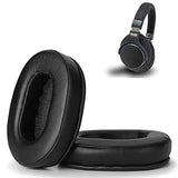 Ear Cushions Memory Foam Earpads Cover Replacement Ear Pads for ATH M50X Fits Audio Technica M40X M30X M20 Black