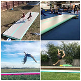 OEM Design 173cm*61cm Floating Air Track Inflatable Gymnastics Mat Air Floor with Electric Pump