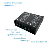 Professional Audio Possive DI Box DB2 2 Channel Guitar Bass DIRECT Box Active Audio Converter
