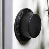 Mechanical Manual Stainless Steel Kitchen Timer With Magnetic Base Cooking Timer Alarm Clock Countdown Study Timer High Quality