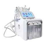 6 IN 1 Oxygen Aqua Peeling H2O2 Facial Machine Skin Care Hydra Water Dermabrasion Skin Scrubber Peel Oxygen Jet