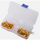 120PCS 3.5mm Bullet Connectors Kit Brass Bullet Male & Female Wire Terminals Connector with Insulation Cover for car Motorcycle
