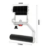 Adjustable & Lockable Multi-Functional Gym Cable Attachments for Back Training, Lat Pulldown - GRPX 360° Rotating Handles (Pair)
