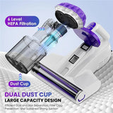 Versatile Handheld Vacuums For Bed, Sofa, Couch, Crib Handheld Bed Cleaner HEPA Filter & Ultrasonic US Plug