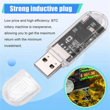 3PCS USB Miner BTC Miner 45-50KH/S Solo Lottery Miner Bitcoin Mini Miner Asic Mining For Office Home